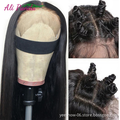 Wholesale Vendor Virgin Brazilian HD Full Lace Frontal Wigs Natural Transparent Lace Front Human Hair Wig for Black Women